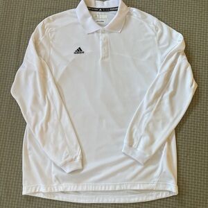 Adidas Climalite White Polo Shirt